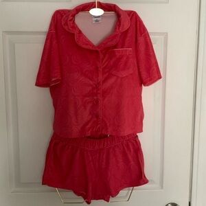 art class Girls Shorts & Top Pajama Set Size 8 #488